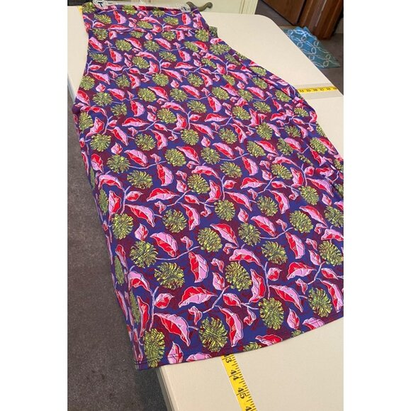 LuLaRoe Maxi Long Skirt Purple Floral Full Length Medium - Picture 2 of 7